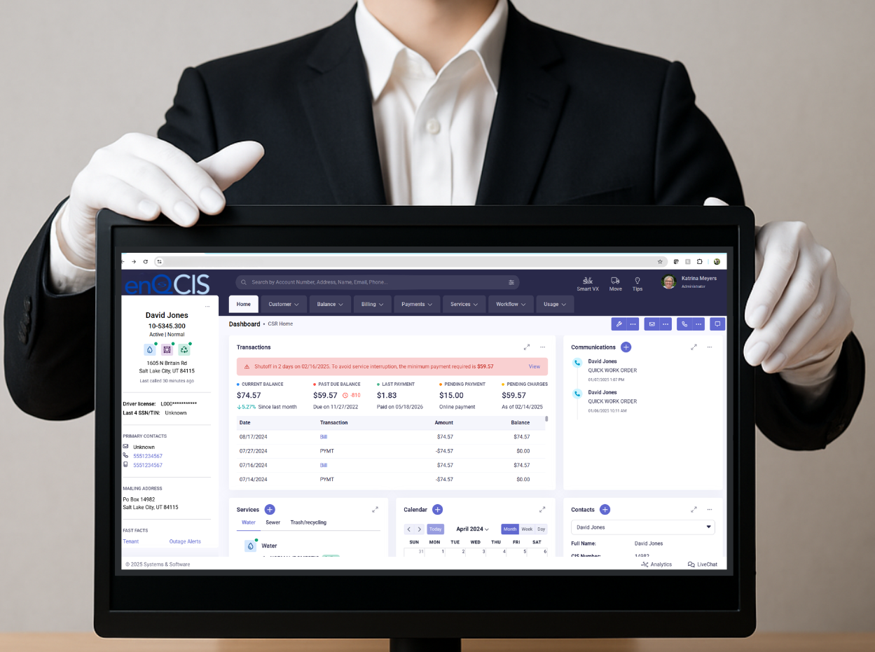White Glove Service delivering enQ CIS Utility Billing Software